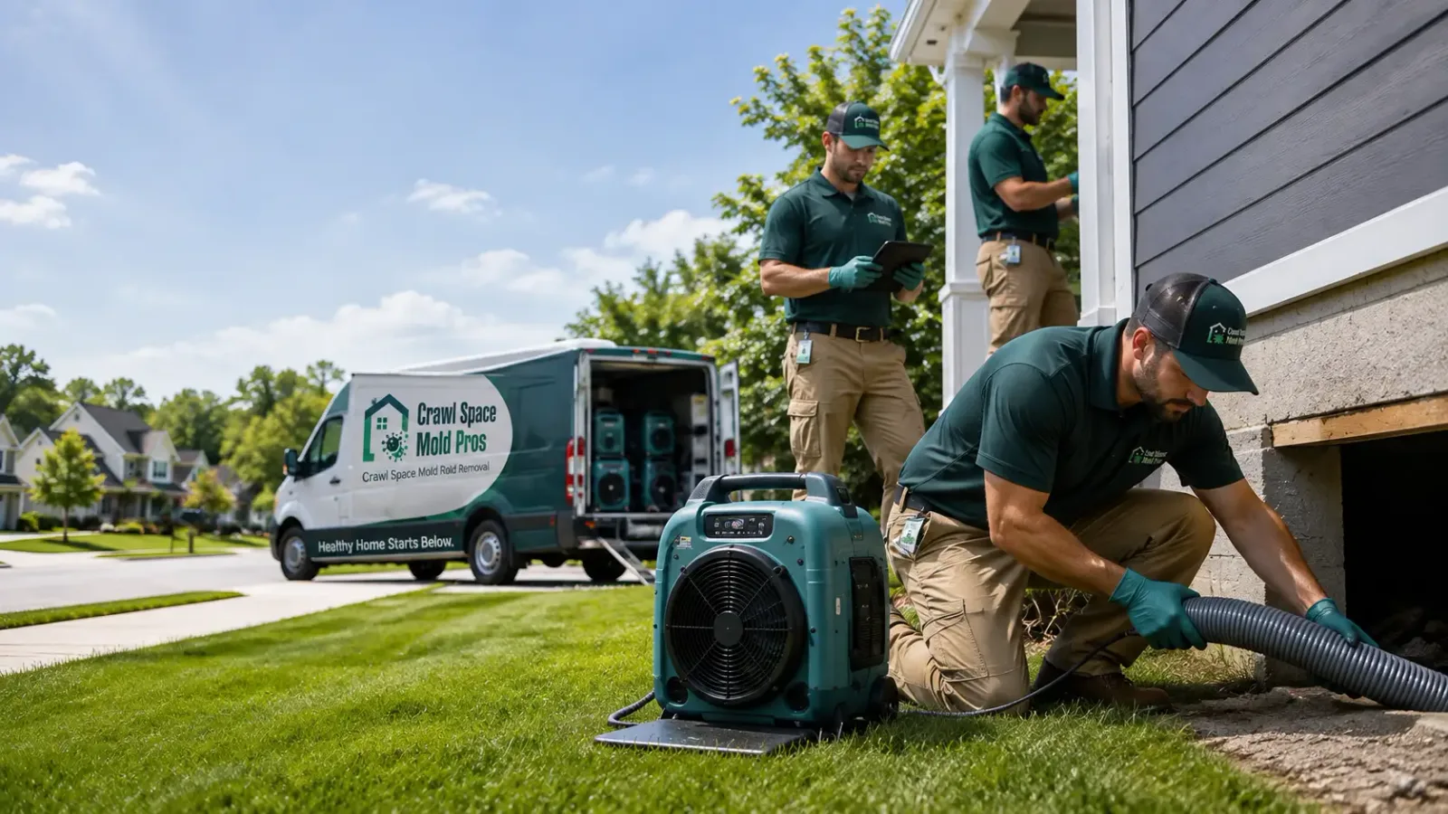 Crawl Space Mold Removal in New Gretna, NJ